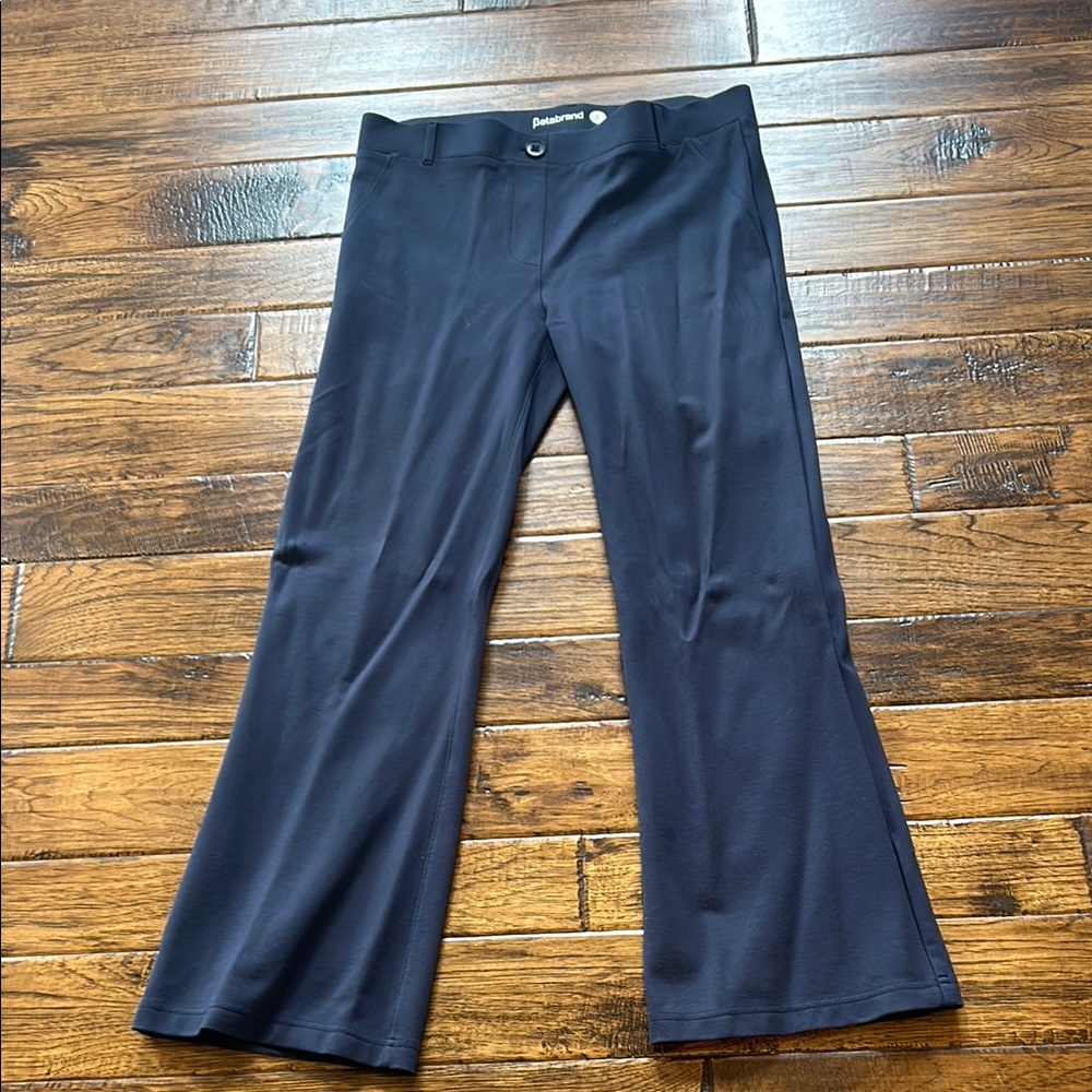 Navy Flared Trousers